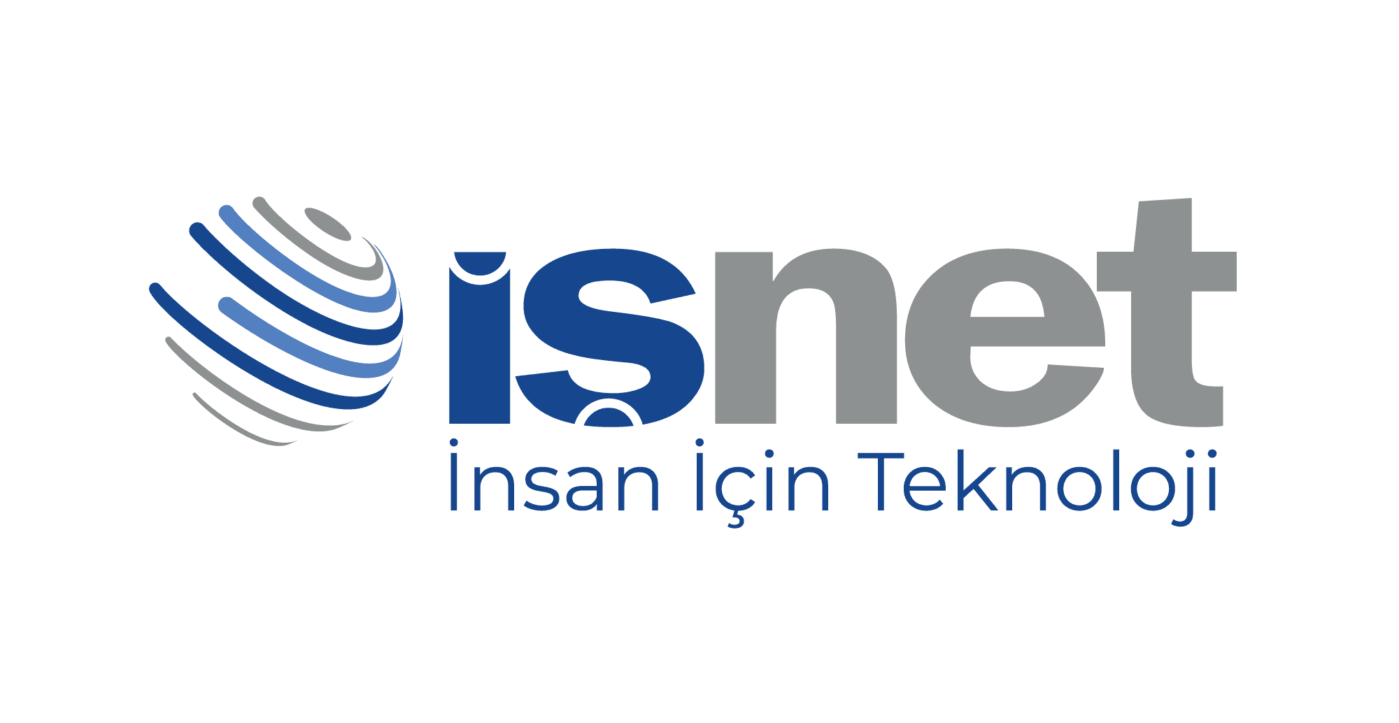 İşNet Logo Transparan Sloganlı